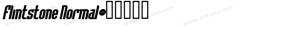 Flintstone Normal字体转换